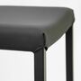 Miss Stool Barstuhl Kunstleder Metall Schwarz 2