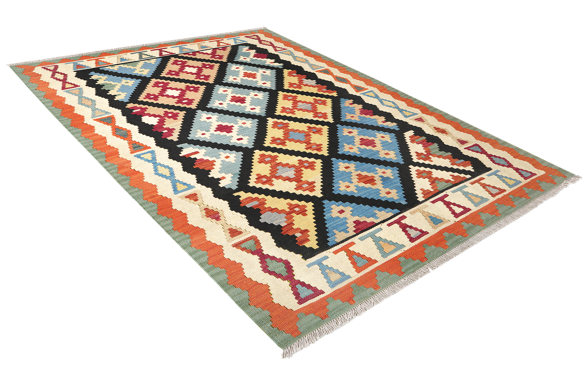 Kelim Gashgai Wool Multicolor 2