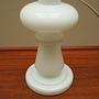 Table lamp glass 1970s 5