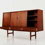 Highboard Teak Brown 1970s 6