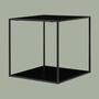 Wall shelf metal black 2