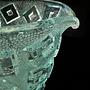 Vintage Art Deco Karaffe Pressglas 1930er Jahre 2