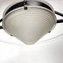 Deckenlampe Milchglas Plexiglas 1980er Jahre 3