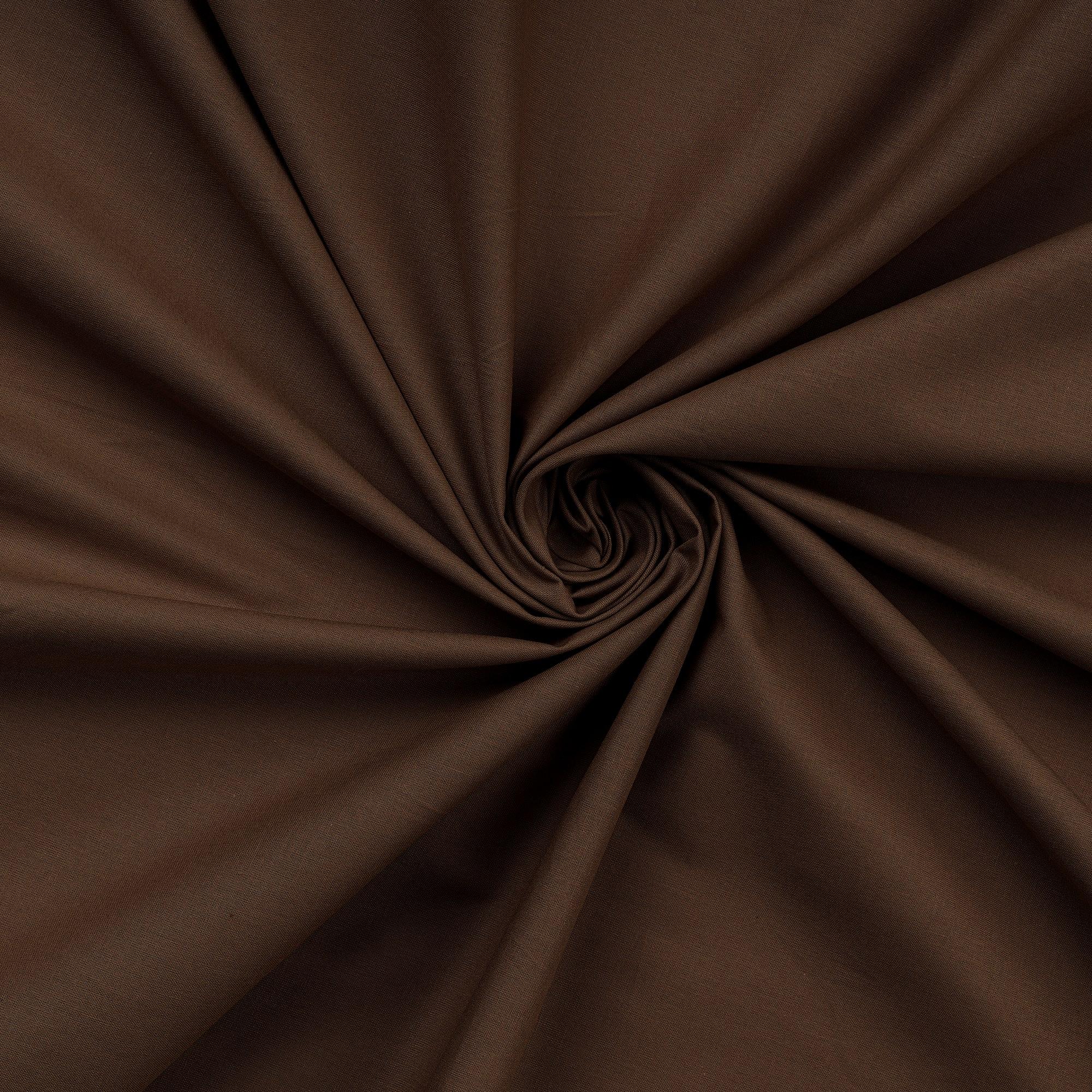 2x Pillowcase Ranforce Cotton Dark Brown 3