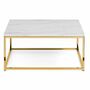 Beistelltisch Marmor Dekor Metallbeine 2