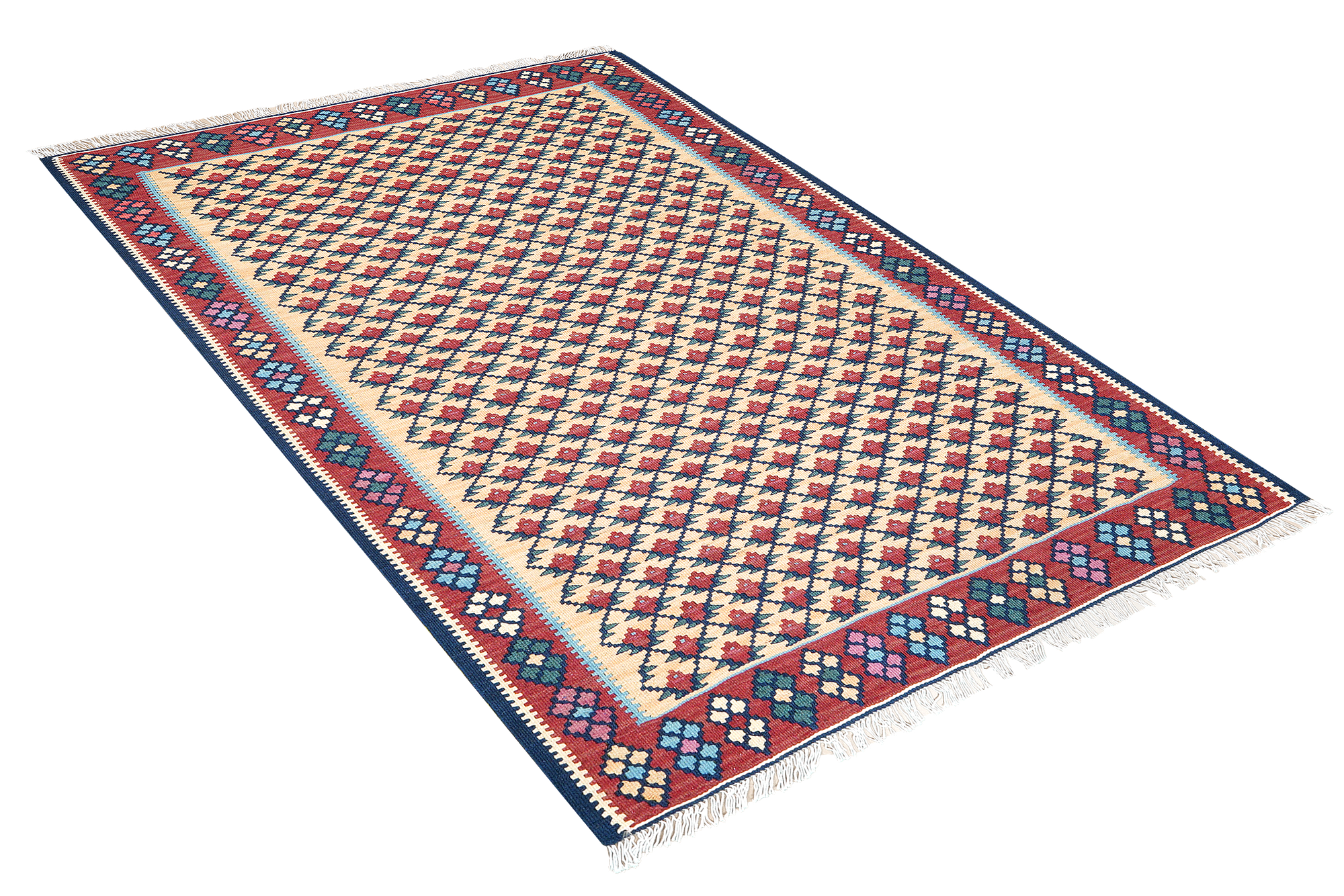 Tappeto Kilim Gashgai Lana Multicolore 2