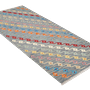 Tappeto Kilim Gashgai Lana Grigio 2
