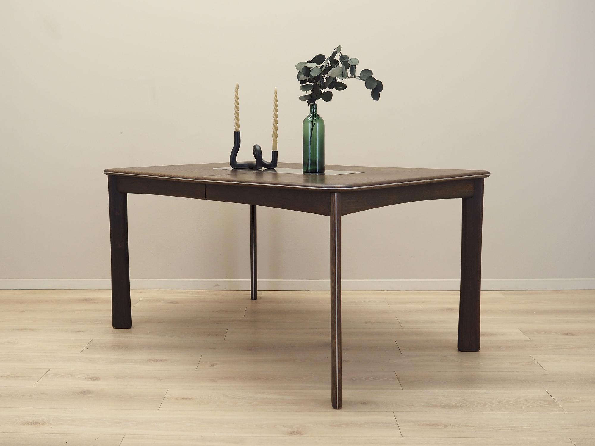 Dining table oak 1970s 2