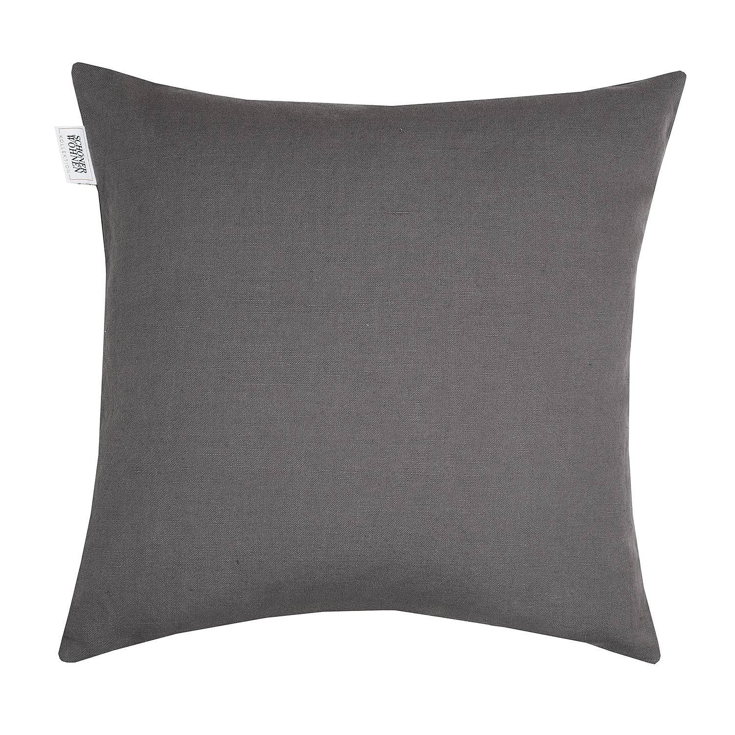 Pillowcase Across Blended fabric Charcoal 0