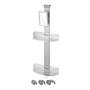 Duschcaddy Premium Edelstahl Silber 1