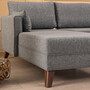 Sofa Récamiere Links Grau 4