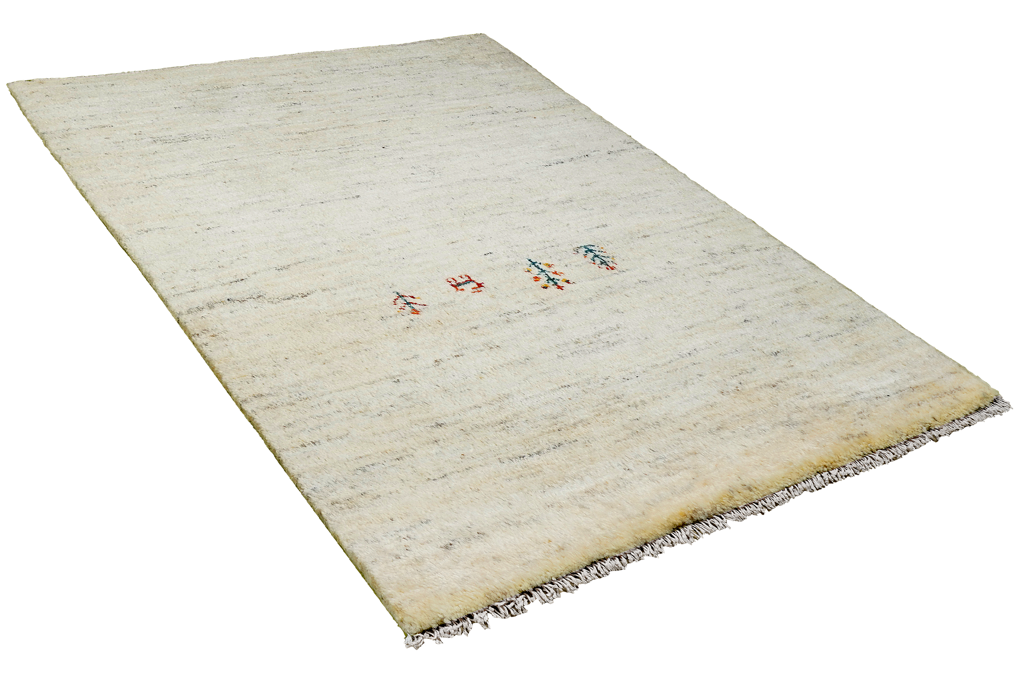 Rizbaf Gabbeh-Teppich Wolle Beige 2