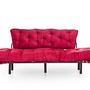 Nitta Triple Schlafsofa 3-Sitzer Maroon 5