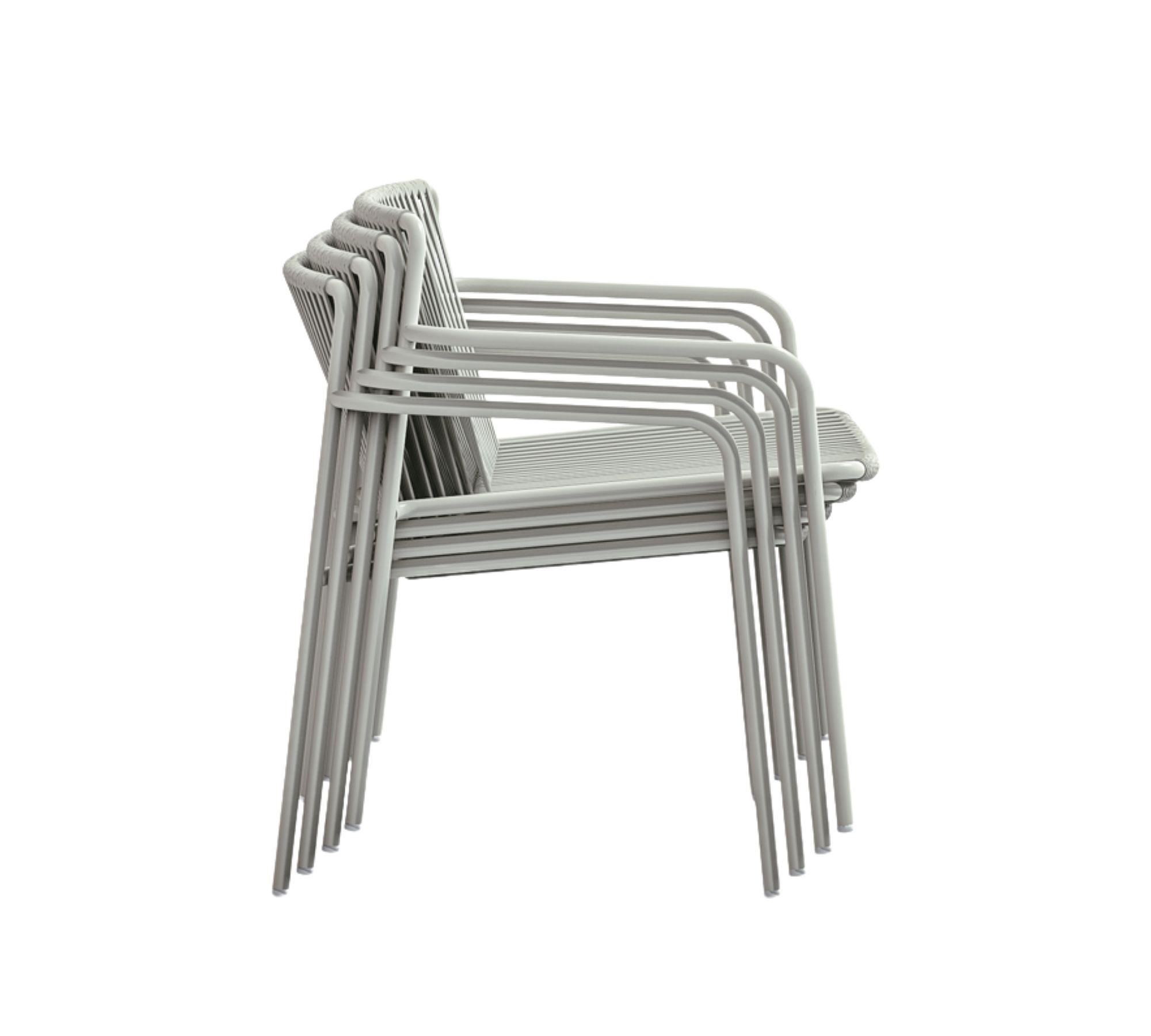 Tribeca Lounge 3669 Outdoor Chair Steel White 3