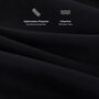 Duvet Cover Set Baumwolle Schwarz 4