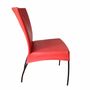 Montis Stuhl Spica Leder Stahl Rot 2