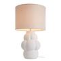 Table lamp ARTISTA 1-light ceramic linen white 1