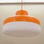 Pendant lamp glass orange 2000s 6