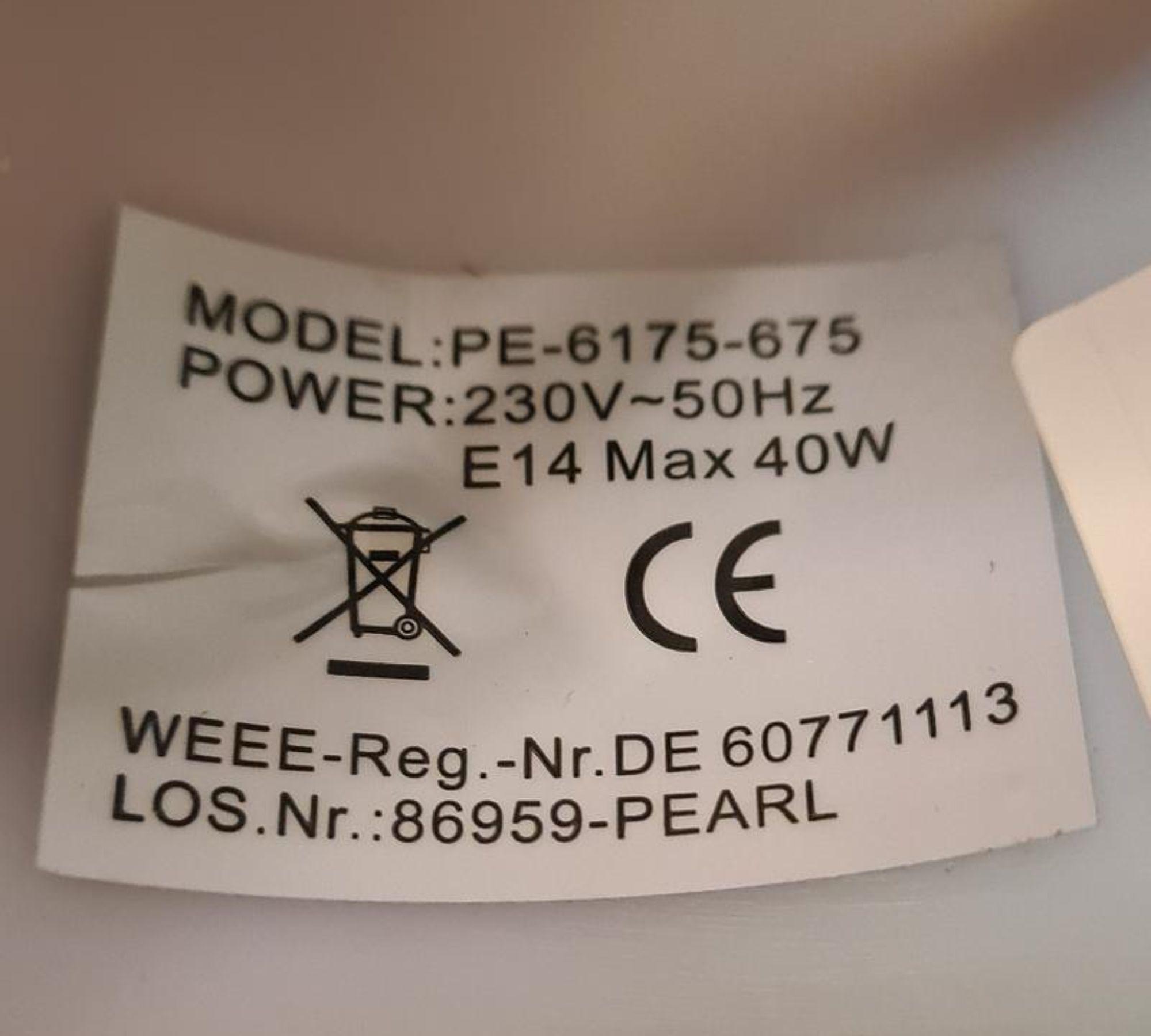 Pendant lamp Glass Metal White 4