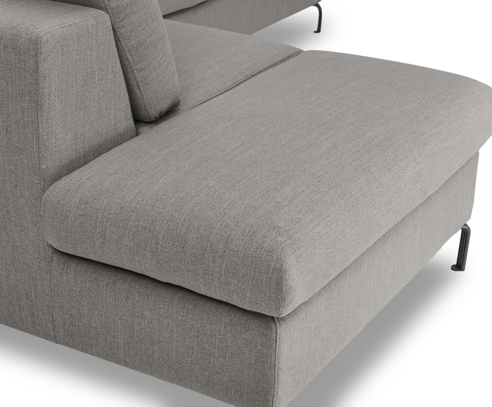 Ecksofa Novato mit Dauerschlaffunktion Textil Grau 8