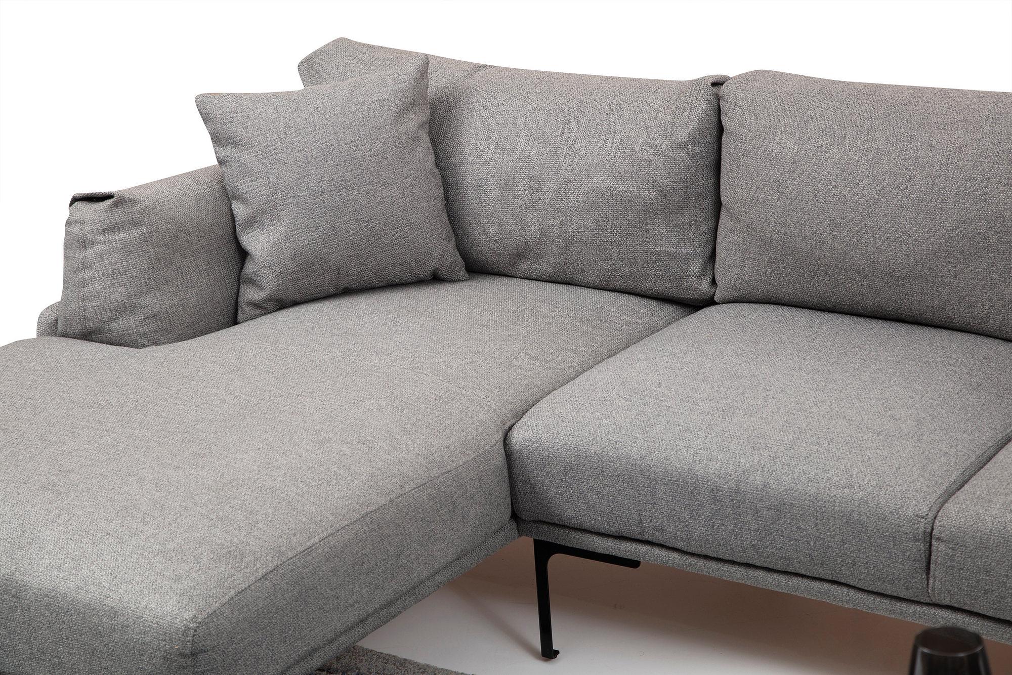 Leo Links' corner sofa Grey 3