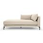 Vincent 1-seater chaise longue left Pasha Dune 0