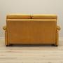 2-seater sofa Leather Yellow 1960s 4