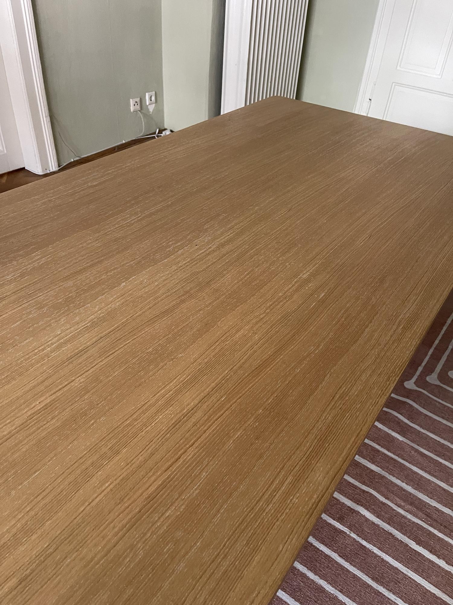 Design Esstisch Holz Stahl 6
