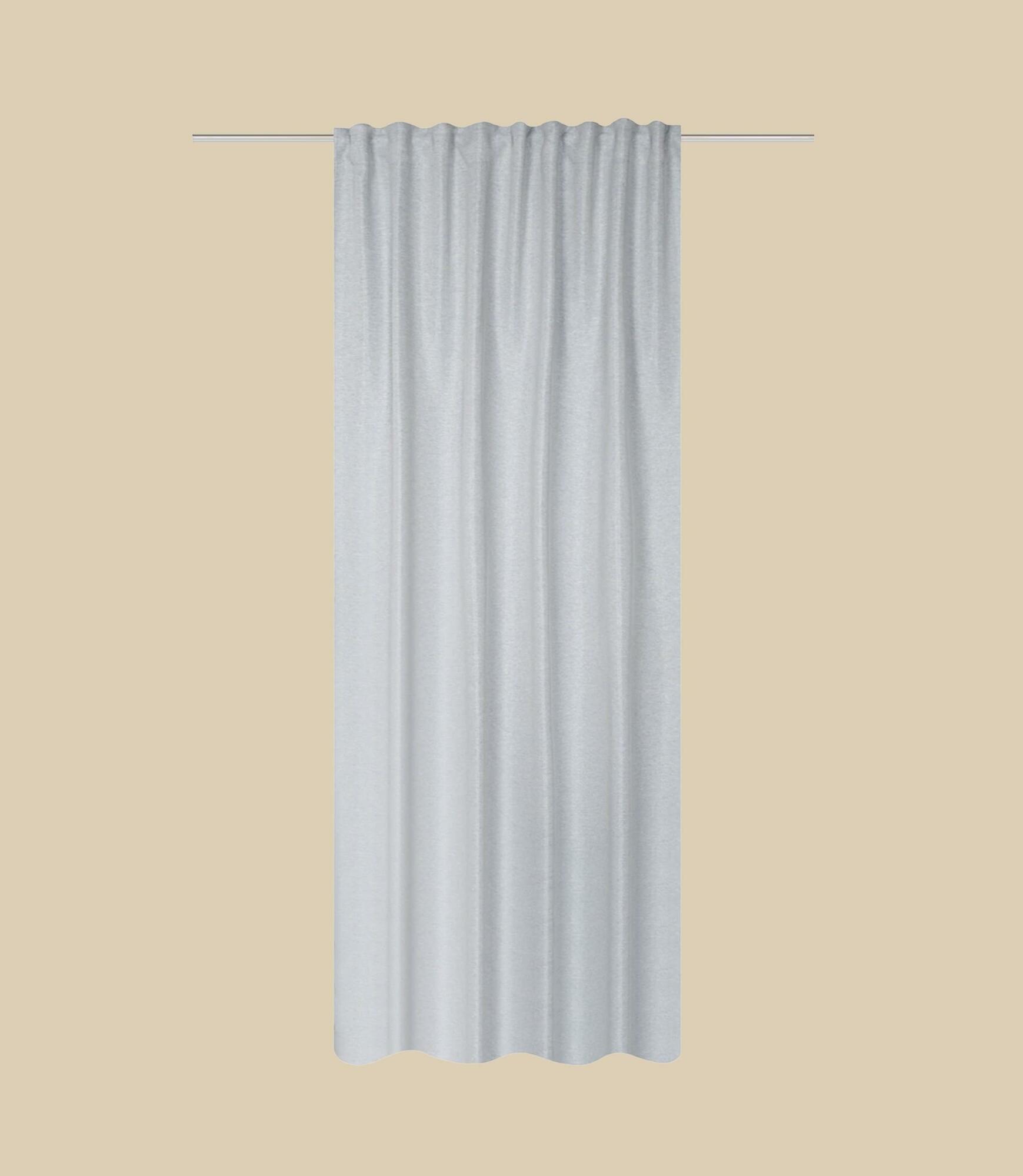 Gardinenschal Polyester Hellgrau 0