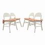 4x Dining chair Beech 1970s 0