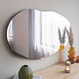 Lossa Mirror Black 52cm x 89cm 0