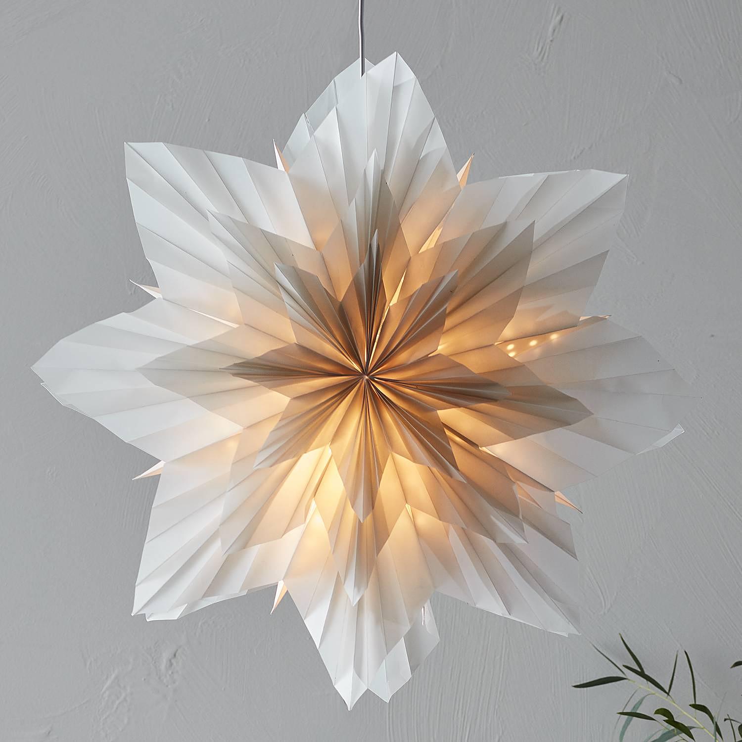 Neela Typ A Hängestern Papier Grau 1