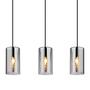 Olly Pendelleuchte Farbglas Eisen 3-flammig 0