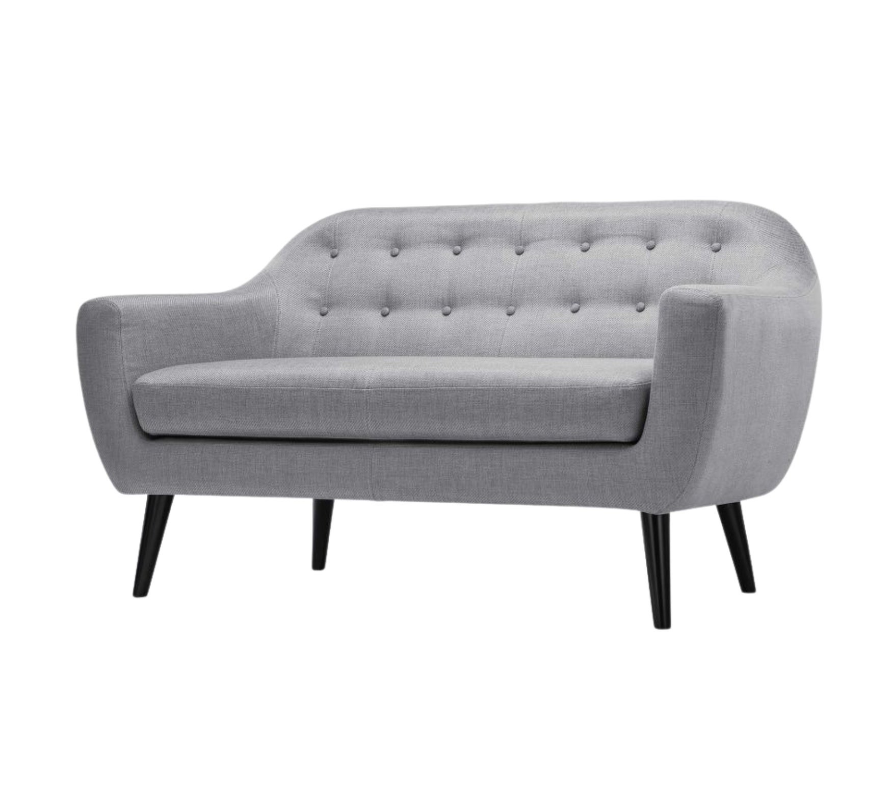 Ritchie Sofa 2-Sitzer Chesterfield-Stil Pearl Grey 0