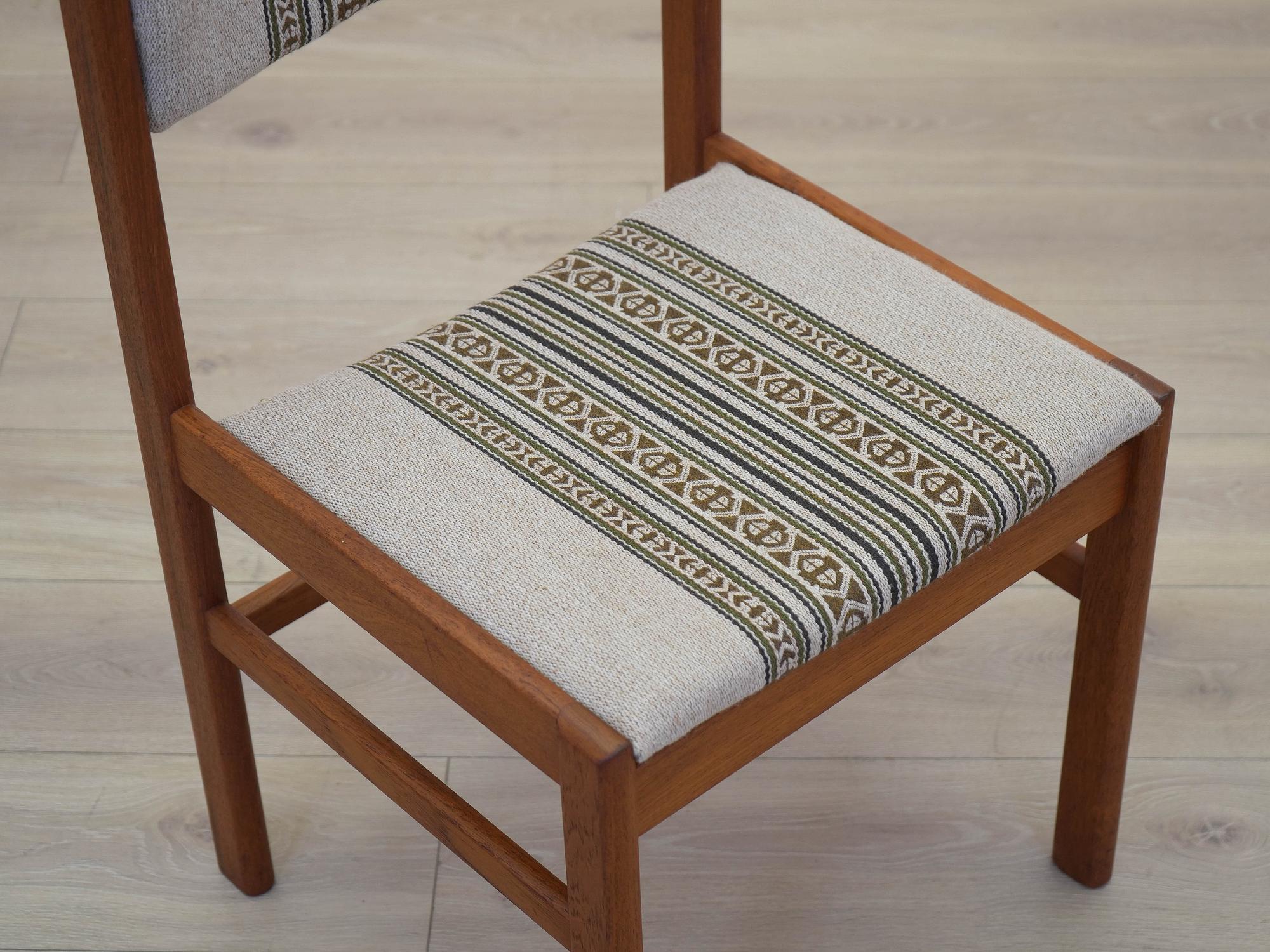 2er Set Teak-Stühle 1970er Jahre 8