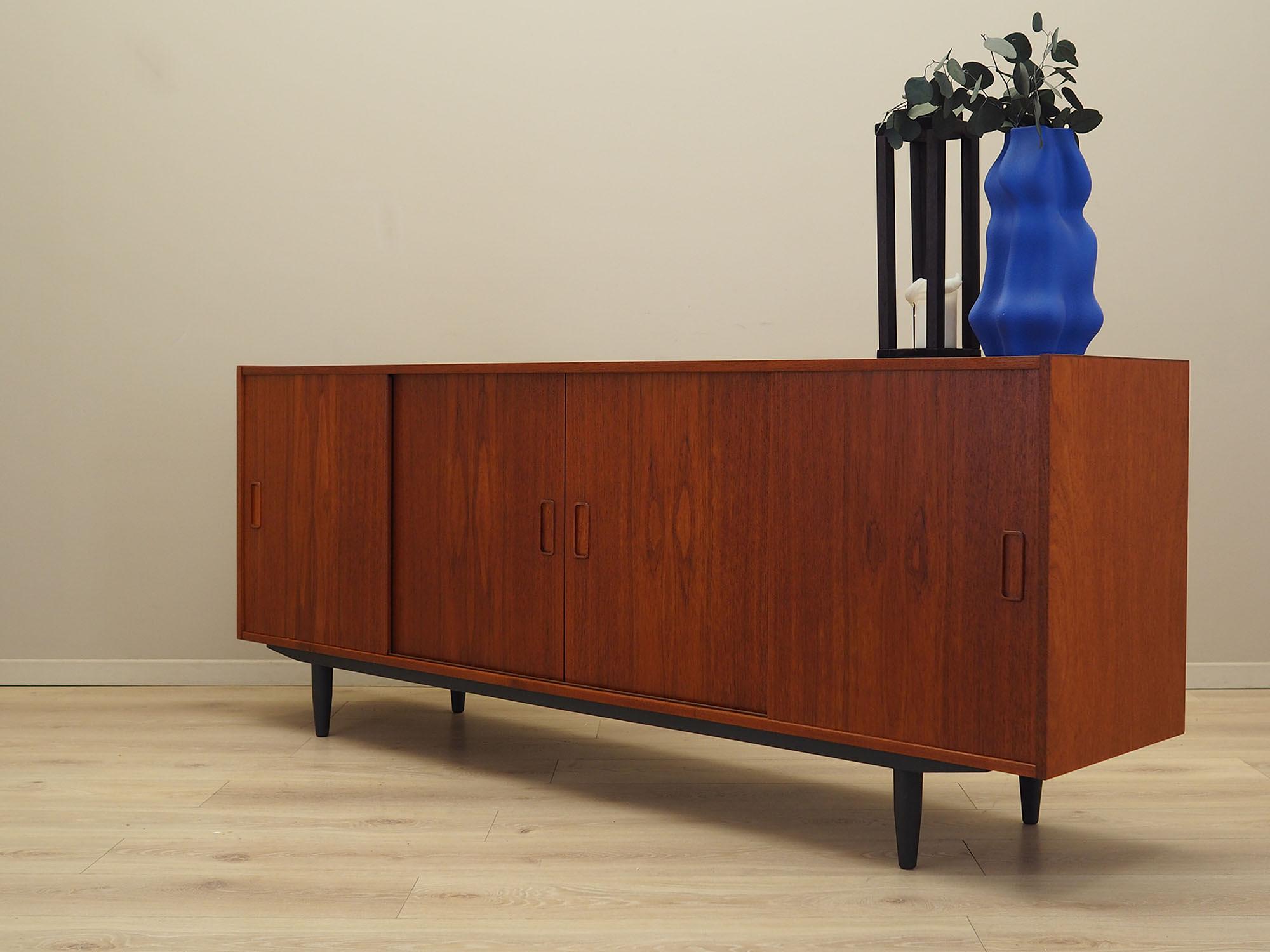 Sideboard in legno di teak anni '70 4