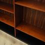 Vintage Bookshelf Teak Wood Brown 1970s 13