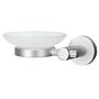 Seifenschale Apollo Milchglas Silber 1
