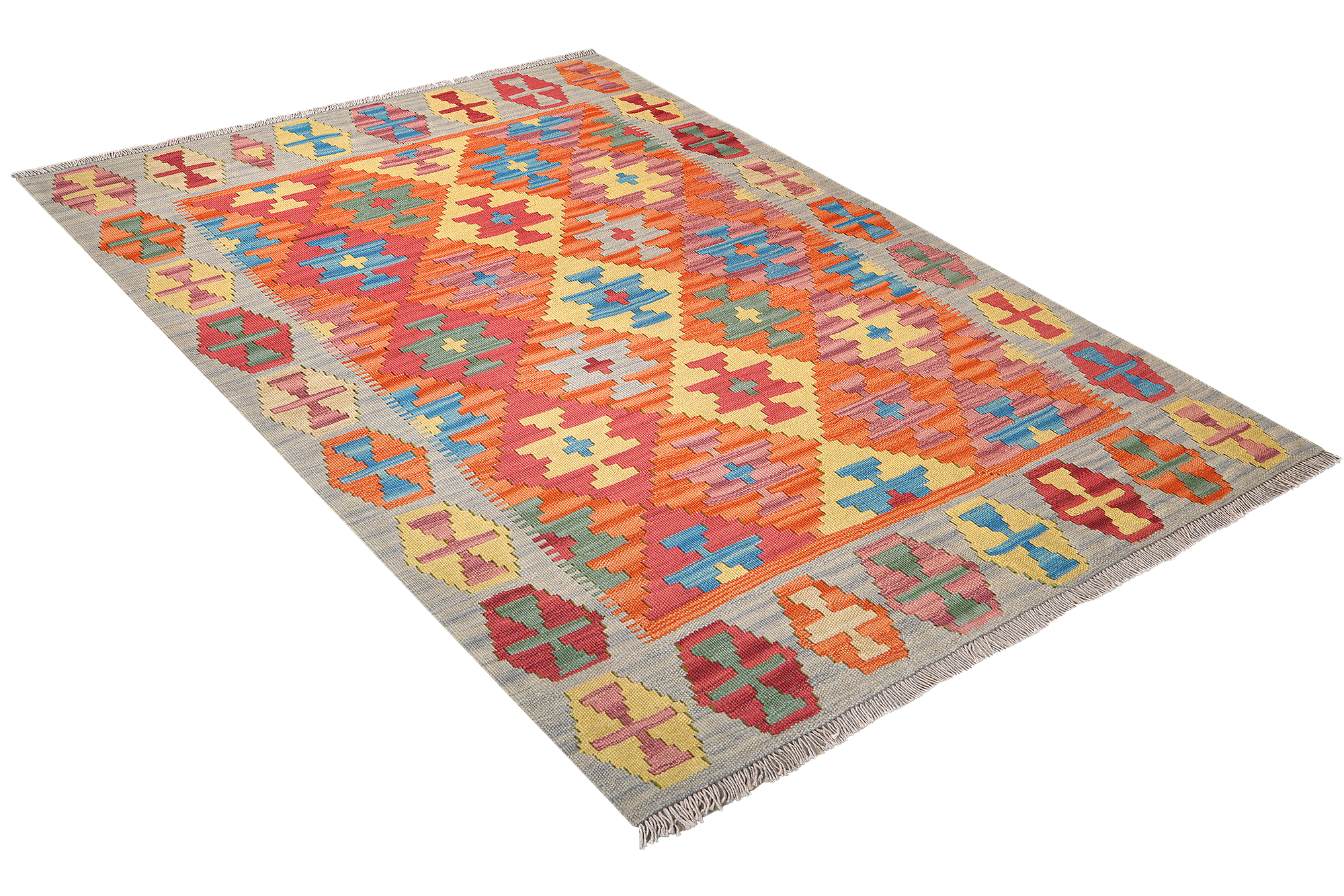 Kelim Gashgai Wool Multicolored 2