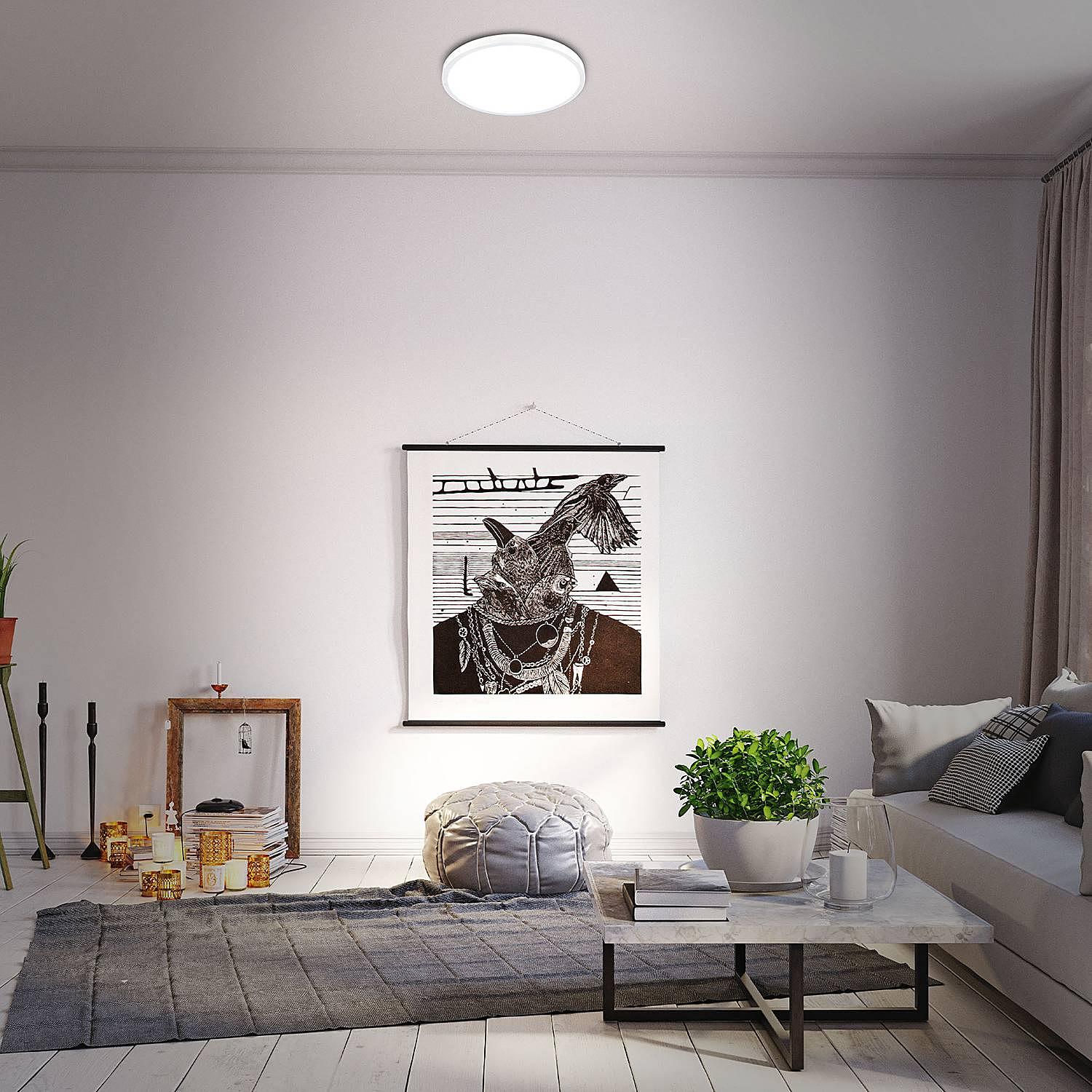 LED-Deckenleuchte Runa V Weiß 2