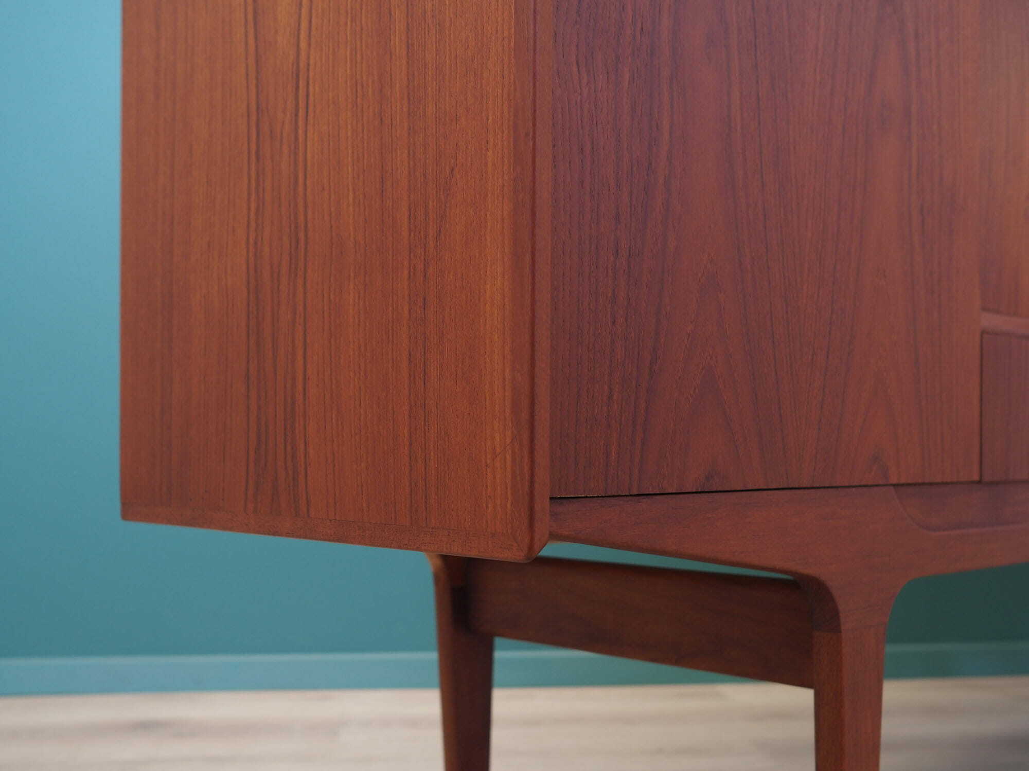 Vintage Sideboard Wood Brown 1960s 9