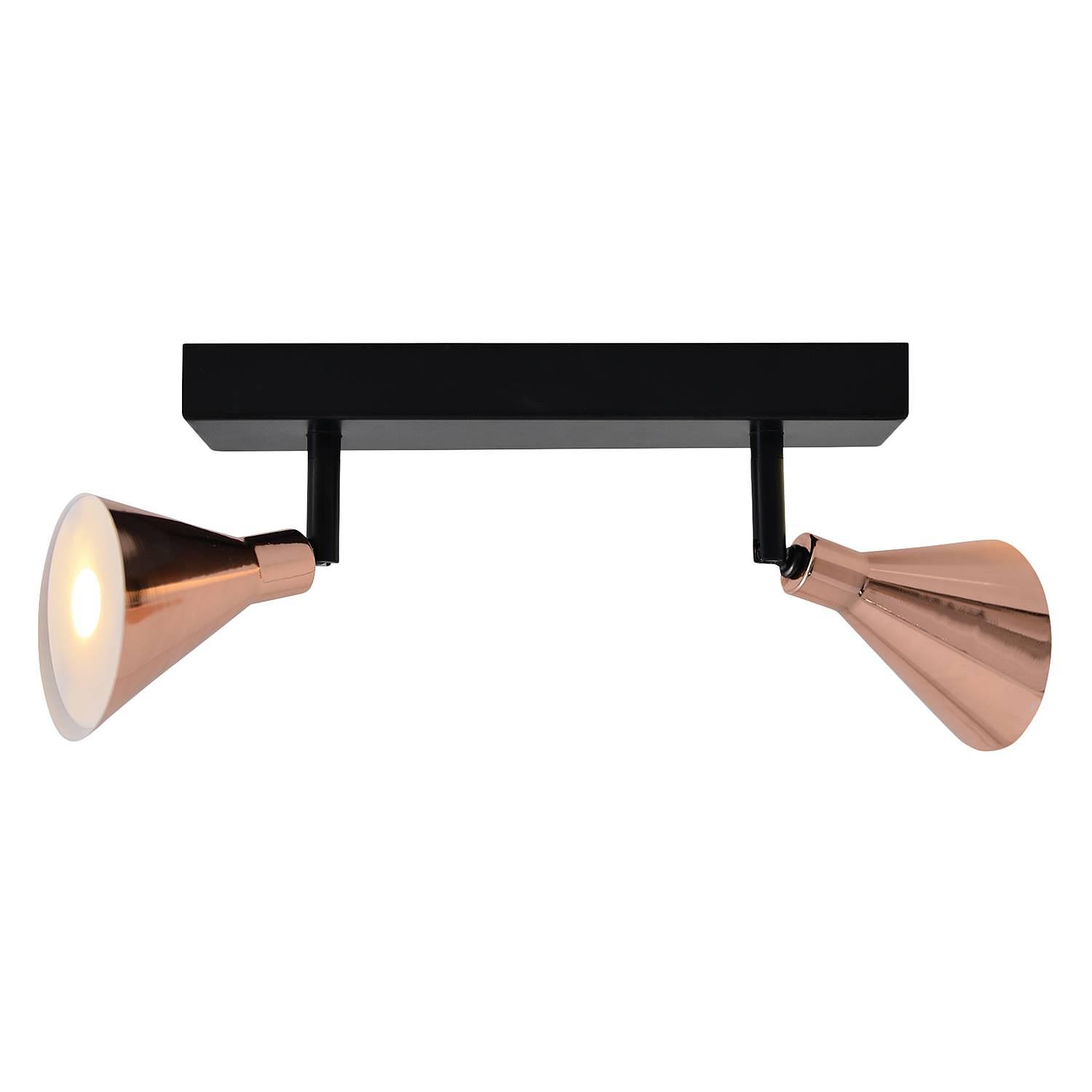 Cooper LED Ceiling Light 2-Light Black 1