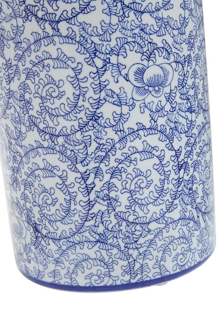 Calix Großer Keramikgefäß Blau Weiß 4