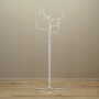 Vintage coat rack metal white 1970s 1