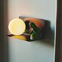 1-Flammig Wandleuchte Lillibeth Aluminium Schwarz 2