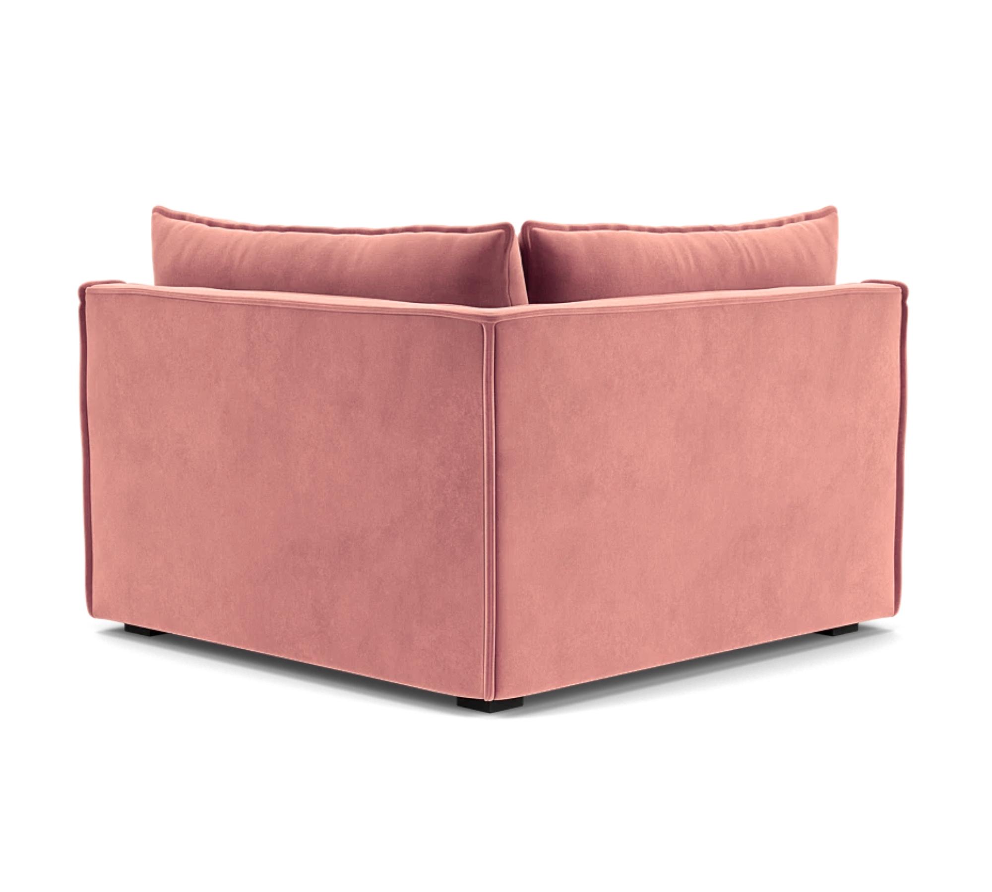 Daphne 1-Sitzer Eckmodul Links Lux Vintage Rosa 3