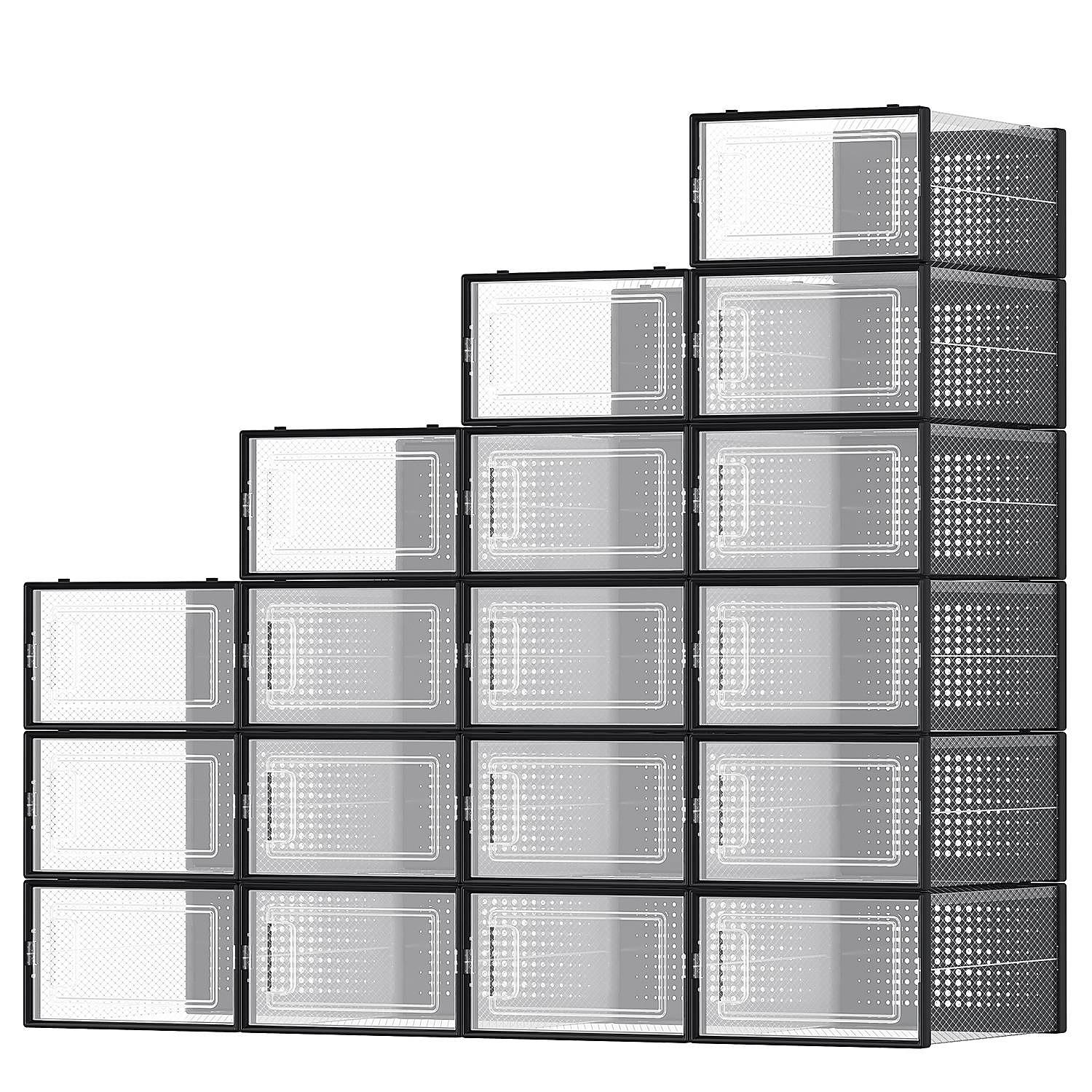 x18 Schuhbox Trets Schwarz 1