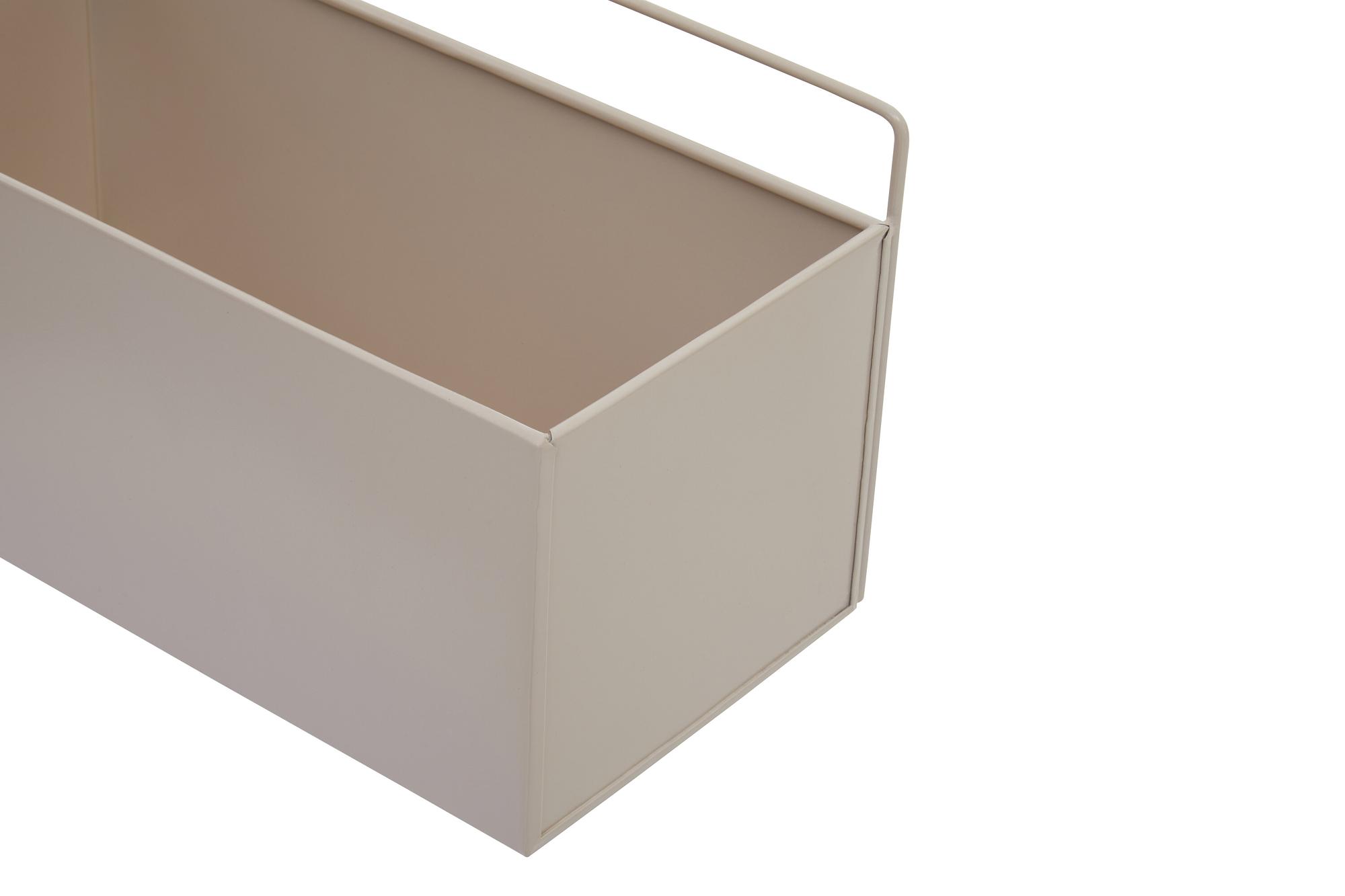 Ascher Wand-Pflanzenkasten Grau Natur
 3