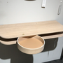 Valet Wandkonsole Holz Braun 2