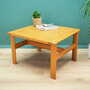 Vintage Coffee Table Wood Brown 1960s 4